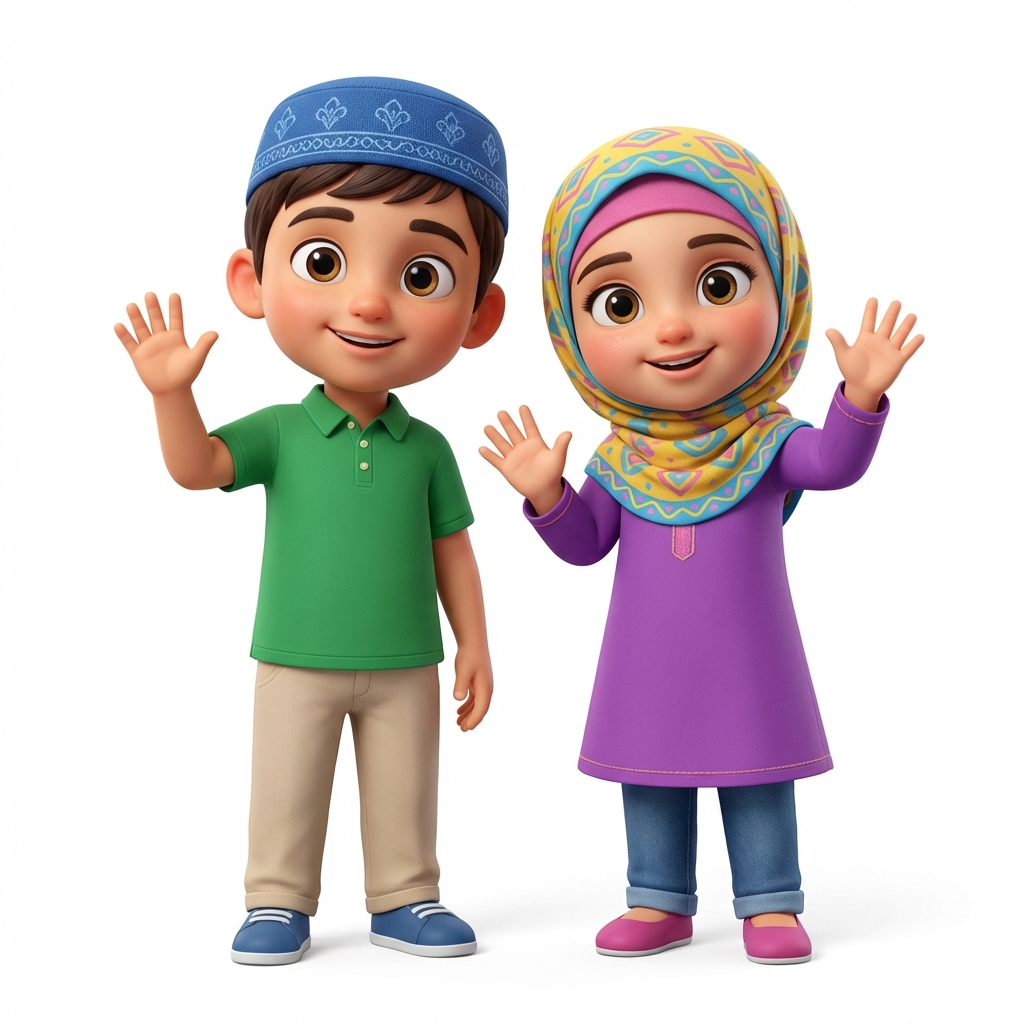 Islamic Learning Mascots